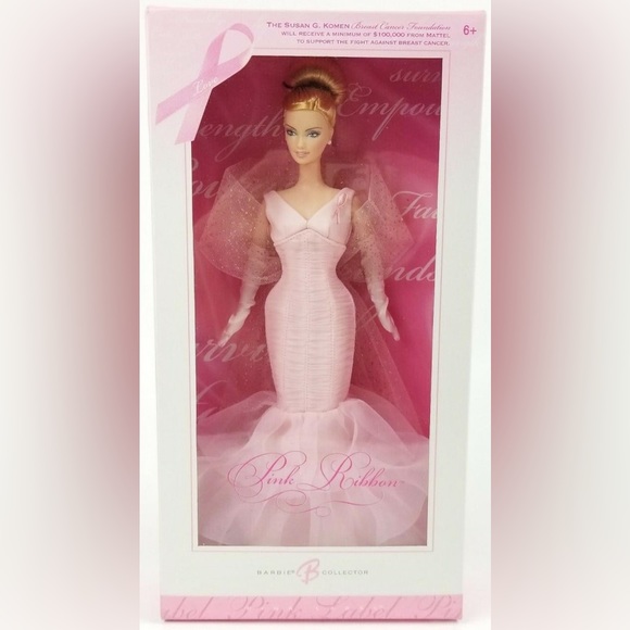 Barbie Pink Ribbon Pink Label Barbie Doll (NWT) - Picture 1 of 7